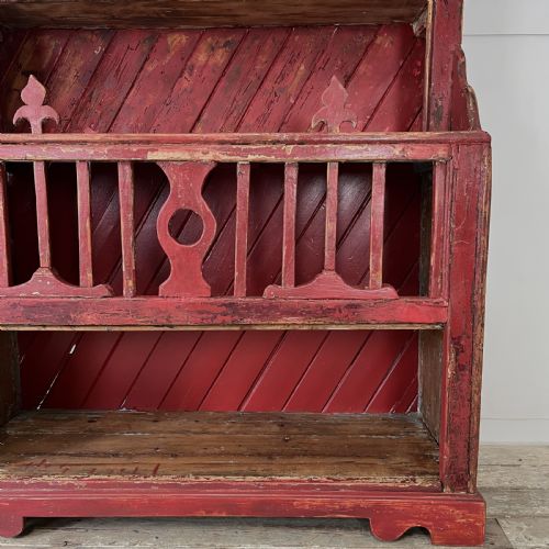 MID 19TH C IRISH PINE CHICKEN COOP DRESSER - ADDITIONAL PHOTO 2