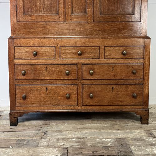 19TH C OAK HALLROBE - ADDITIONAL PHOTO 3