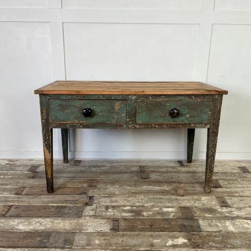 GEORGIAN PAINTED PINE DAIRY TABLE - ADDITIONAL PHOTO 1