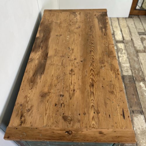 GEORGIAN PAINTED PINE DAIRY TABLE - ADDITIONAL PHOTO 4
