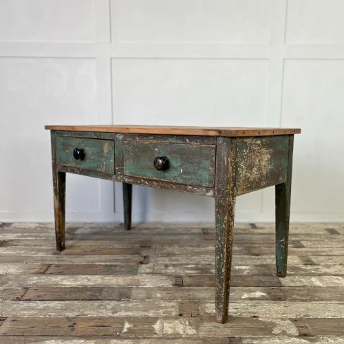 GEORGIAN PAINTED PINE DAIRY TABLE - ADDITIONAL PHOTO 6
