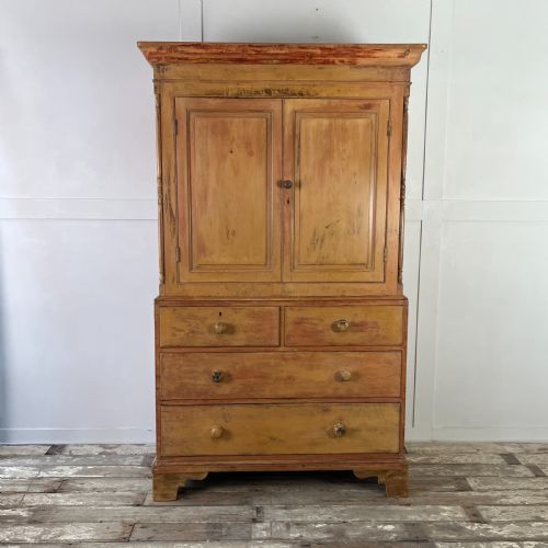 victorian pine housekeepers cupboard - CATEGORY: ANTIQUE CUPBOARDS - DATED VICTORIAN