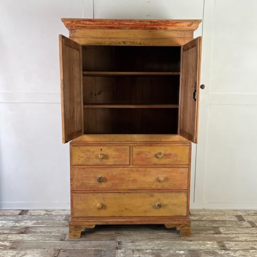 VICTORIAN PINE HOUSEKEEPERS CUPBOARD - ADDITIONAL PHOTO 1
