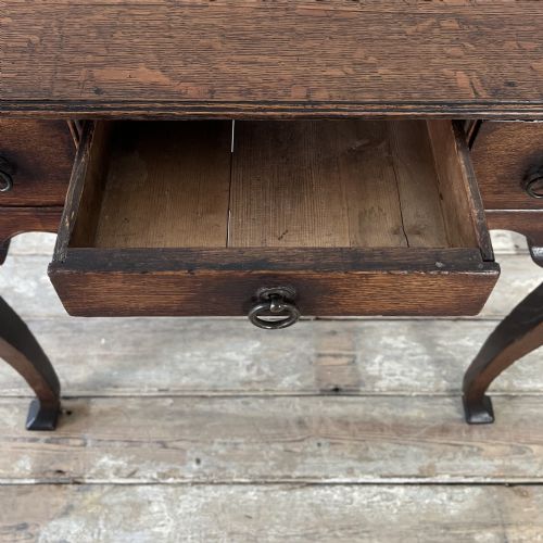 EARLY 18TH C OAK LOWBOY C1730 - ADDITIONAL PHOTO 15