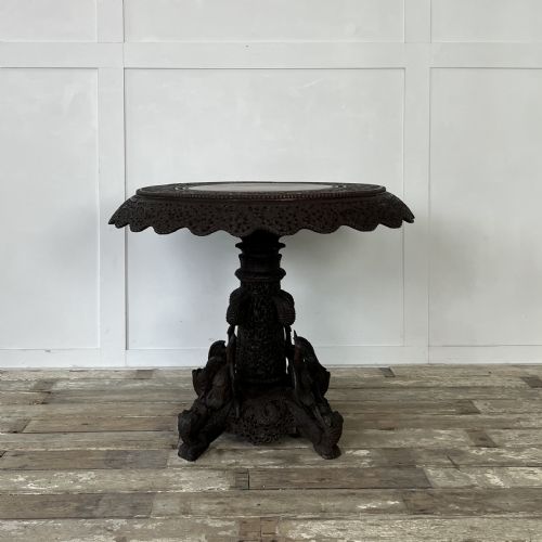 19TH C BURMESE TILT TOP TABLE - ADDITIONAL PHOTO 1