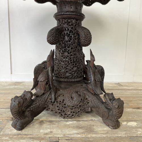 19TH C BURMESE TILT TOP TABLE - ADDITIONAL PHOTO 6