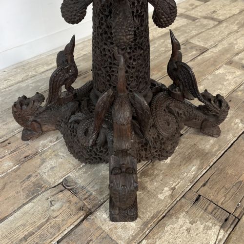 19TH C BURMESE TILT TOP TABLE - ADDITIONAL PHOTO 7