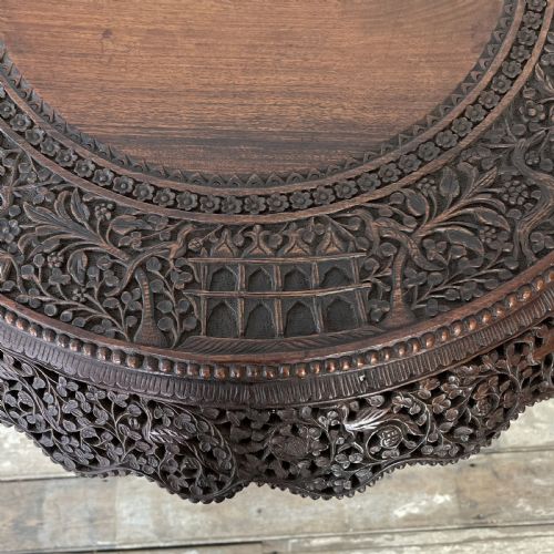 19TH C BURMESE TILT TOP TABLE - ADDITIONAL PHOTO 11