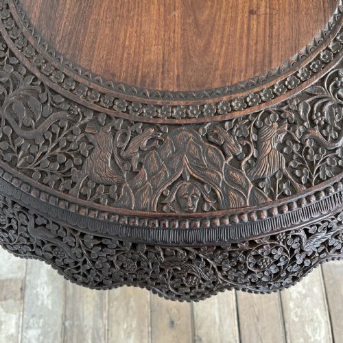 19TH C BURMESE TILT TOP TABLE - ADDITIONAL PHOTO 12