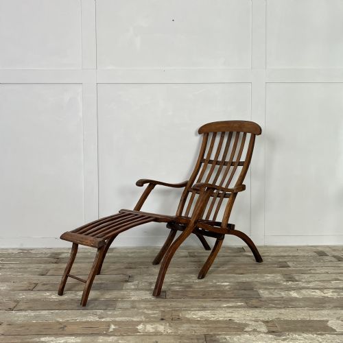 edwardian steamer deck chair - CATEGORY: ANTIQUE CHAIRS - DATED 1910