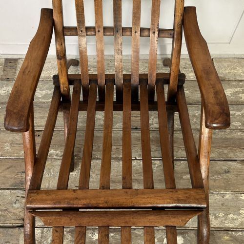 EDWARDIAN STEAMER DECK CHAIR - ADDITIONAL PHOTO 2