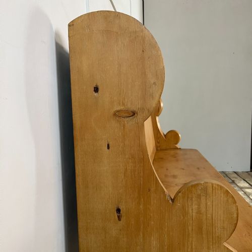 VICTORIAN PINE CHURCH PEW - ADDITIONAL PHOTO 12