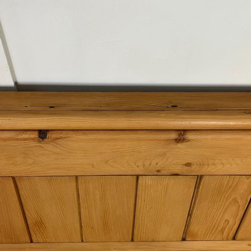 VICTORIAN PINE CHURCH PEW - ADDITIONAL PHOTO 13