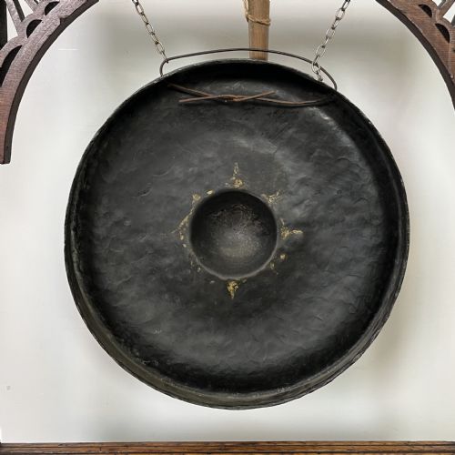 VICTORIAN OAK DINNER GONG - ADDITIONAL PHOTO 8