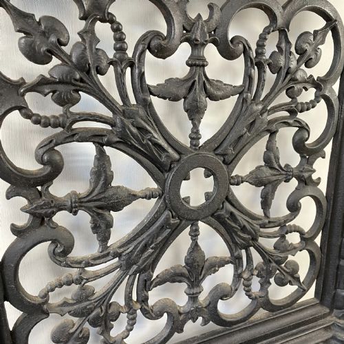 VICTORIAN CAST IRON HALL STAND - ADDITIONAL PHOTO 6