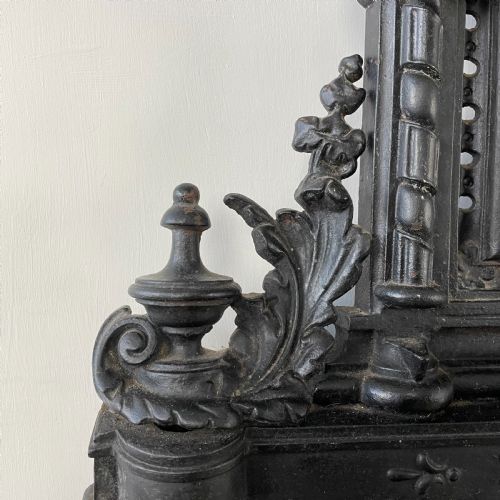 VICTORIAN CAST IRON HALL STAND - ADDITIONAL PHOTO 7