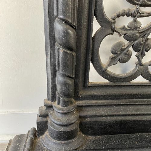 VICTORIAN CAST IRON HALL STAND - ADDITIONAL PHOTO 8