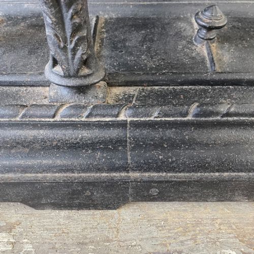 VICTORIAN CAST IRON HALL STAND - ADDITIONAL PHOTO 13