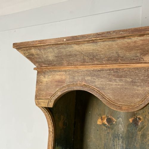 LARGE VICTORIAN PAINTED PINE KITCHEN DRESSER - ADDITIONAL PHOTO 16