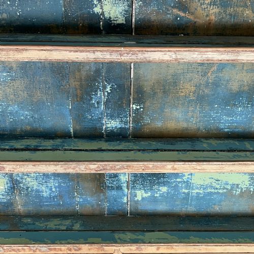 LARGE VICTORIAN PAINTED PINE KITCHEN DRESSER - ADDITIONAL PHOTO 17