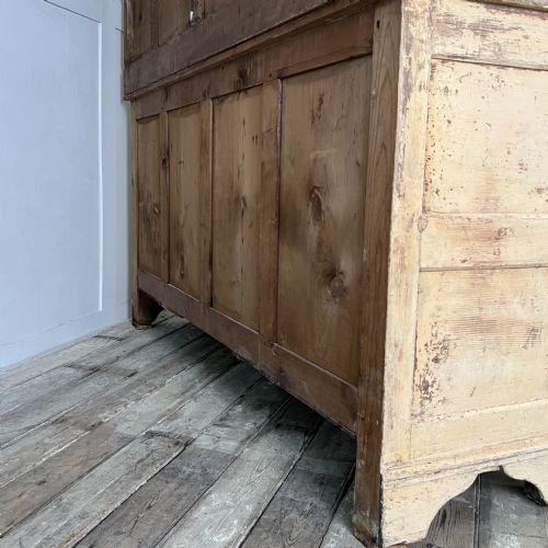 LARGE VICTORIAN PAINTED PINE KITCHEN DRESSER - ADDITIONAL PHOTO 23