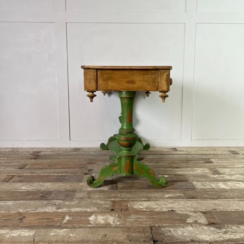 19TH C PINE PAINTED WASHSTAND - ADDITIONAL PHOTO 13