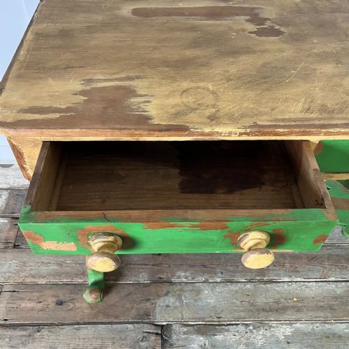 19TH C PINE PAINTED WASHSTAND - ADDITIONAL PHOTO 17