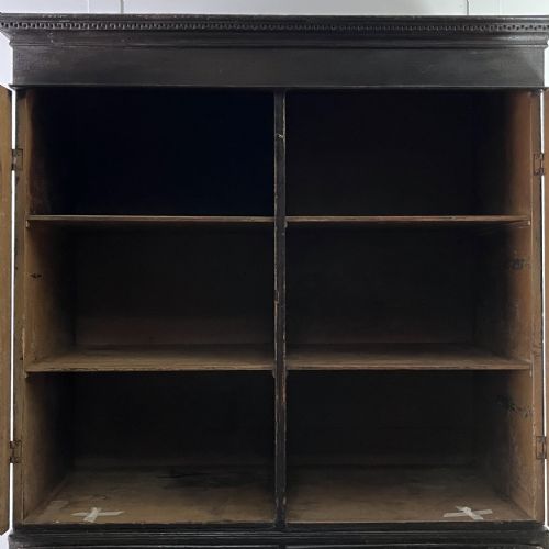 GEORGIAN PAINTED PINE HOUSEKEEPERS CUPBOARD - ADDITIONAL PHOTO 1