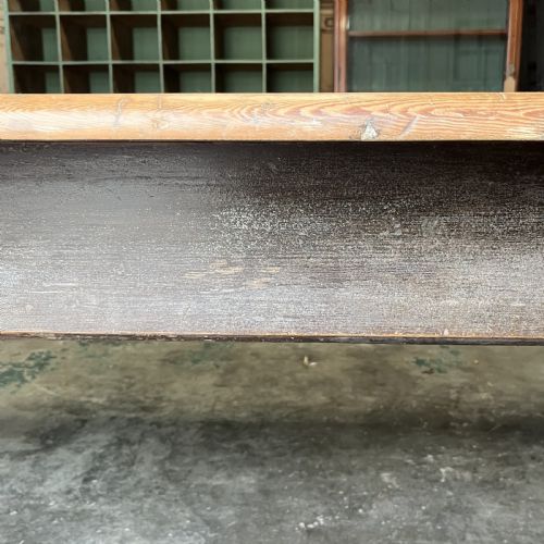 VERY LARGE VICTORIAN PINE COUNTRY HOUSE KITCHEN TABLE - ADDITIONAL PHOTO 13