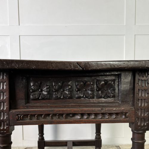 EARLY 19TH C SPANISH WALNUT CONSOLE TABLE - ADDITIONAL PHOTO 10