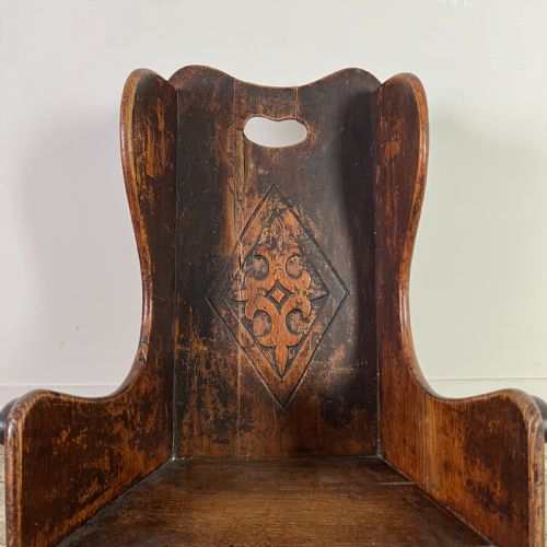 EARLY 19TH C CHILDS LAMBING ROCKING CHAIR - ADDITIONAL PHOTO 2