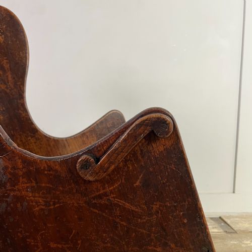 EARLY 19TH C CHILDS LAMBING ROCKING CHAIR - ADDITIONAL PHOTO 5