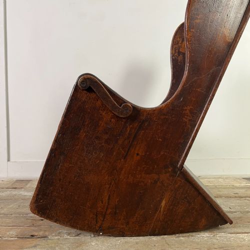 EARLY 19TH C CHILDS LAMBING ROCKING CHAIR - ADDITIONAL PHOTO 10