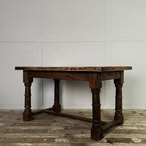 EARLY 20TH C OAK DINING TABLE - ADDITIONAL PHOTO 8