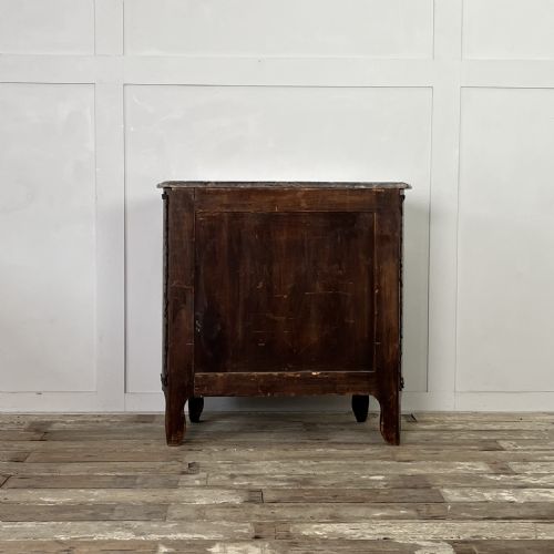 19TH C FRENCH ROSEWOOD MARQUETRY COMMODE CHEST OF DRAWERS - ADDITIONAL PHOTO 13