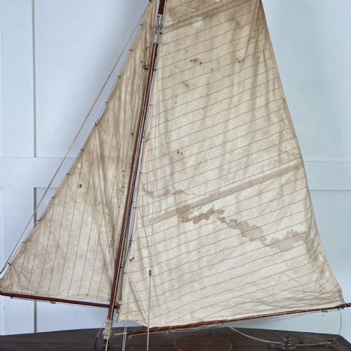 LARGE EDWARDIAN POND YACHT - ADDITIONAL PHOTO 8