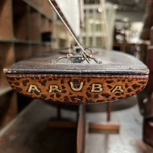 LARGE EDWARDIAN POND YACHT - ADDITIONAL PHOTO 15
