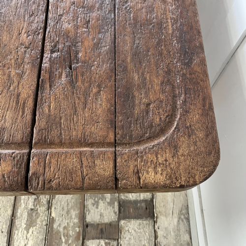 LARGE EARLY 20TH C CHEESE PRESS TABLE - ADDITIONAL PHOTO 7