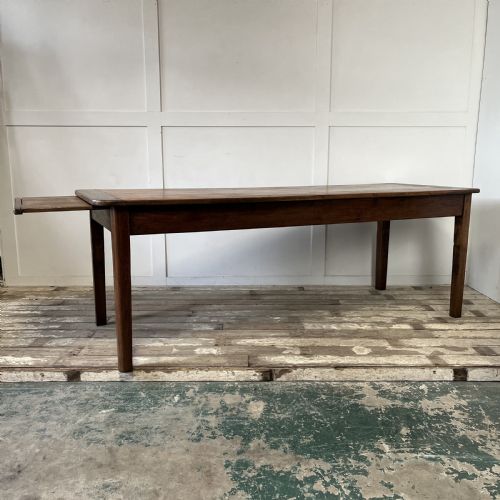 ANTIQUE 19TH C FRENCH FARMHOUSE KITCHEN TABLE - ADDITIONAL PHOTO 5