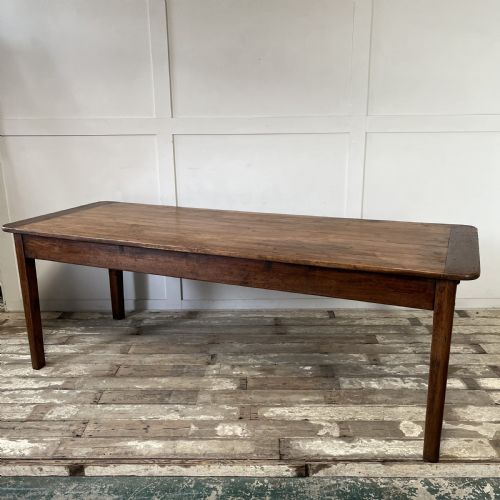 ANTIQUE 19TH C FRENCH FARMHOUSE KITCHEN TABLE - ADDITIONAL PHOTO 8
