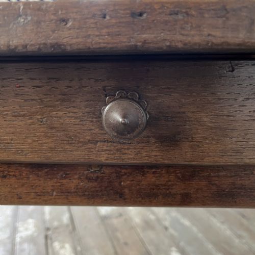 ANTIQUE 19TH C FRENCH FARMHOUSE KITCHEN TABLE - ADDITIONAL PHOTO 9