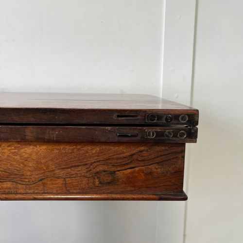 WILLIAM IV ROSEWOOD FOLDING TEA TABLE - ADDITIONAL PHOTO 13