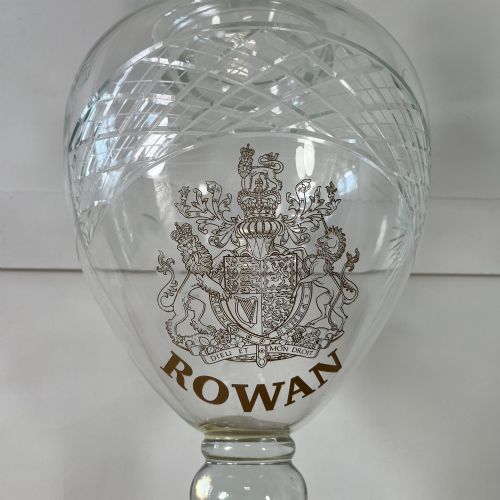 LARGE EDWARDIAN CUT GLASS APOTHECARY JAR - ADDITIONAL PHOTO 2