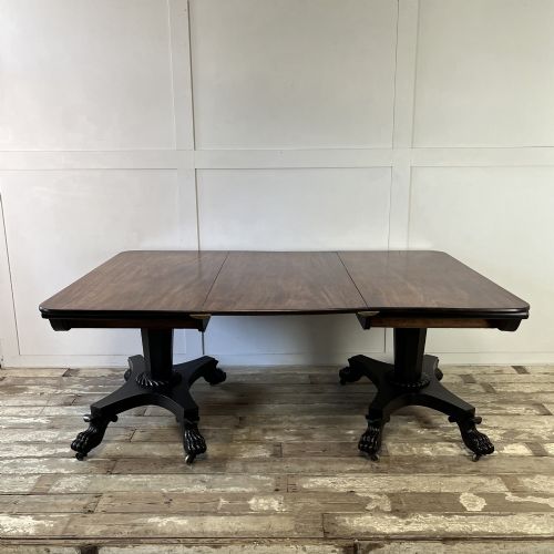 PAIR OF WILLIAM IV EBONISED MAHOGANY CONSOLE TABLES - ADDITIONAL PHOTO 10