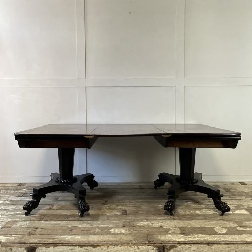 PAIR OF WILLIAM IV EBONISED MAHOGANY CONSOLE TABLES - ADDITIONAL PHOTO 12