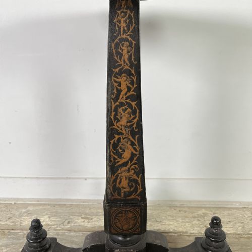 EARLY 19TH C INK WORK TILT TOP TABLE - ADDITIONAL PHOTO 6