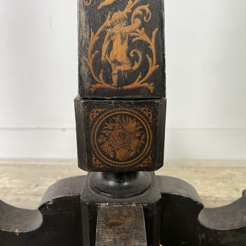 EARLY 19TH C INK WORK TILT TOP TABLE - ADDITIONAL PHOTO 7