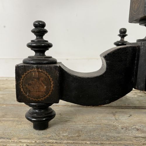 EARLY 19TH C INK WORK TILT TOP TABLE - ADDITIONAL PHOTO 12