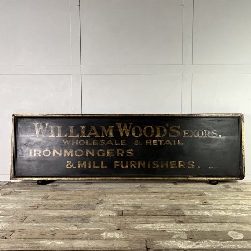 large early 20th c shop advertising sign - CATEGORY: ANTIQUE MISCELLANEOUS - DATED 1920