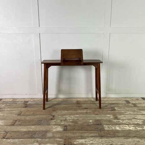 ARTS AND CRAFTS OAK READING TABLE - ADDITIONAL PHOTO 2